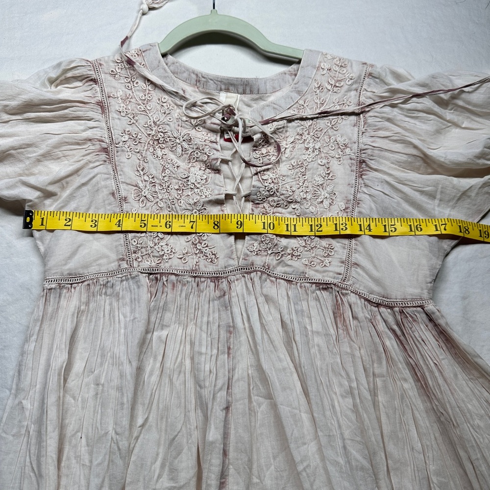 Vintage-Inspired RAGA Embroidered Boho Blouse – Size Small - Picture 7 of 7